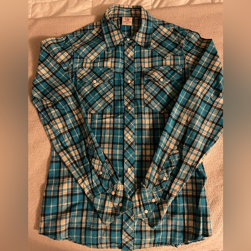 True Religion button up shirt